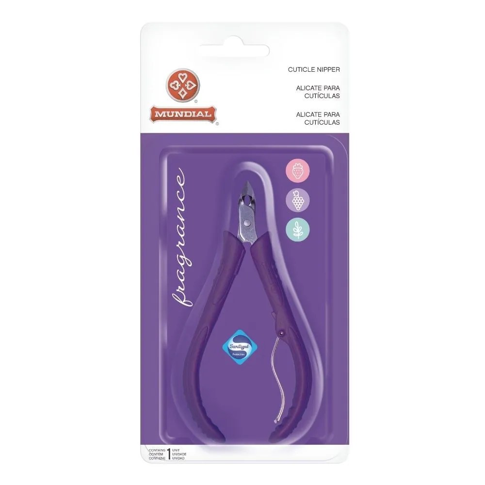 Alicate Para Cutícula Mundial Fragrance Cores Sortidas — foto do produto em fundo branco