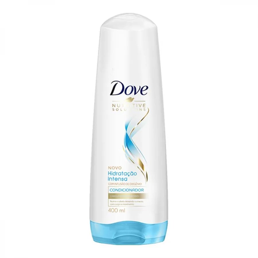 Condicionador Dove Hidratação Intensa Oxigênio 400ml — foto do produto em fundo branco