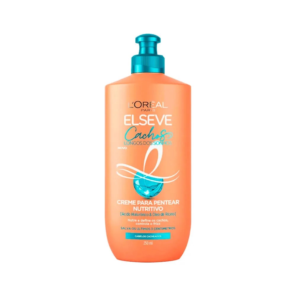 Creme Para Pentear Elseve 250ml Cachos Longos Dos Sonhos — foto do produto em fundo branco