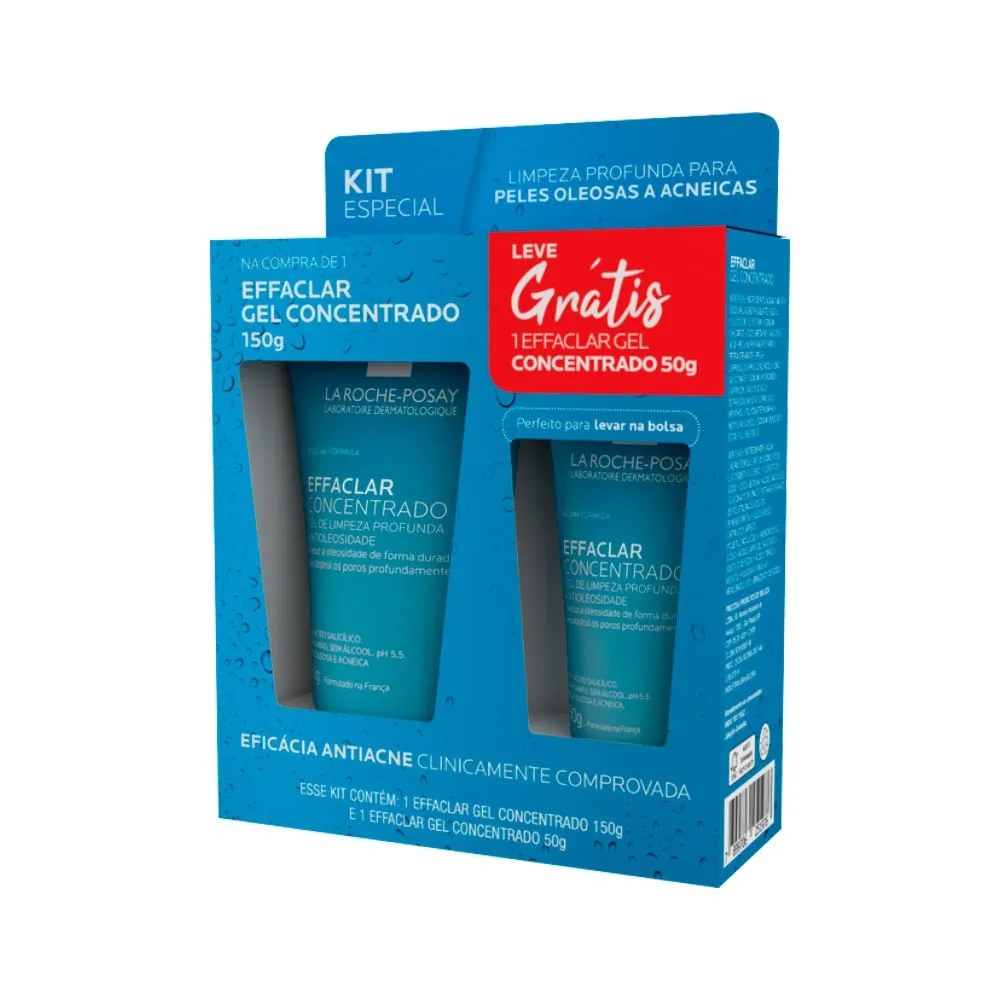 Effaclar Gel Para Limpeza 150gr + 50gr Concentrado Especial — foto do produto em fundo branco
