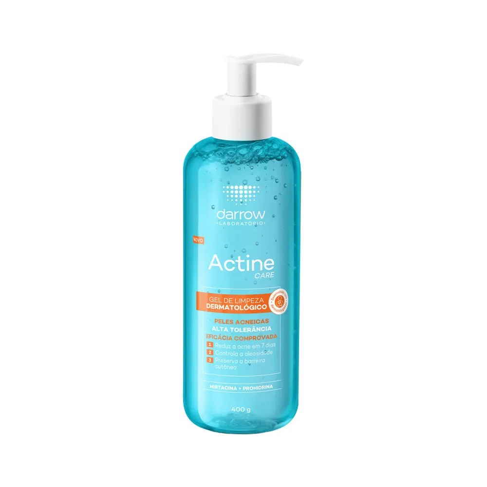 Gel De Limpeza Actine Care Pele Oleosa E Acneica 400gr — foto do produto em fundo branco
