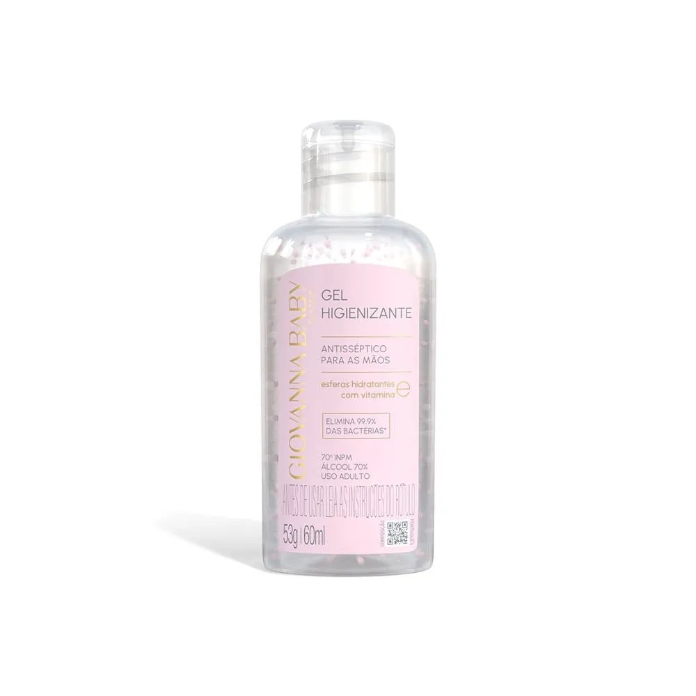 Gel Higienizante Giovanna Baby 60ml — foto do produto em fundo branco