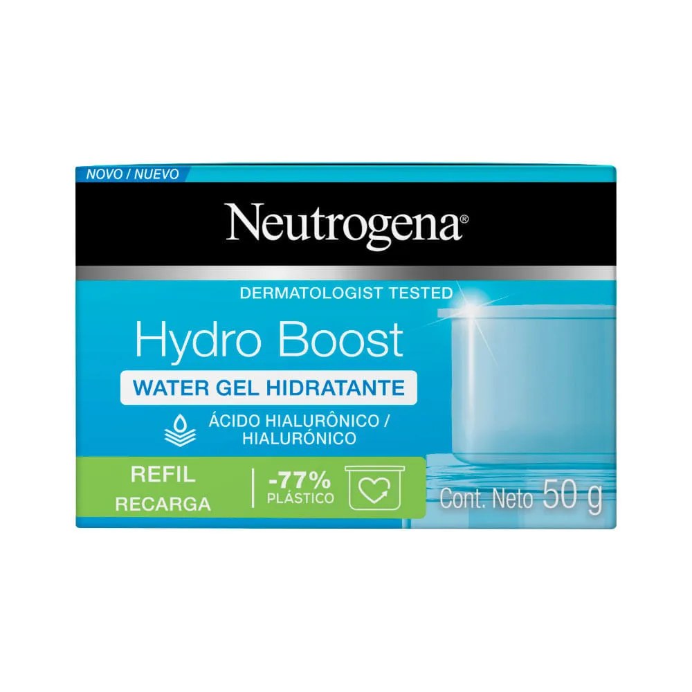 Hidratante Facial Neutrogena Hydro Boost Water Gel 50g Refil — foto do produto em fundo branco