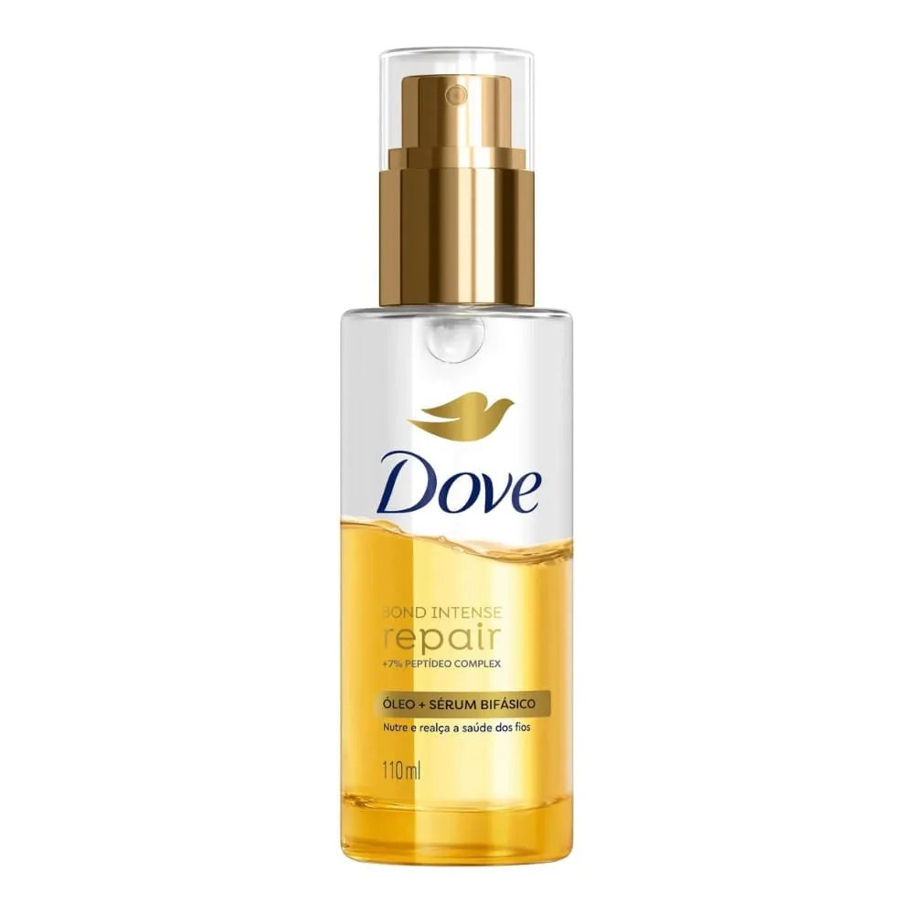 Oleo Bifasico Dove Bond Repair+peptideo 110ml — foto do produto em fundo branco