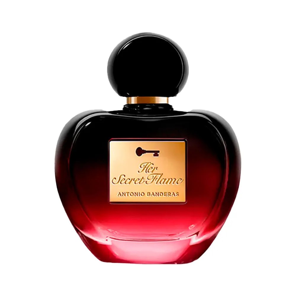 Perfume Feminino Antonio Bandera Her Secret Flame 80ml Edt — foto do produto em fundo branco