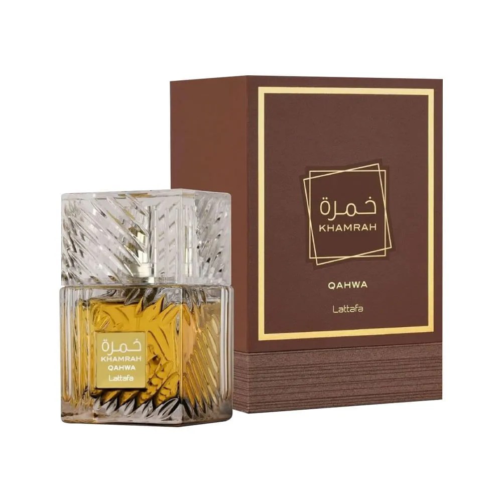 Perfume Unissex Lattafa Khamrah Qahw Edp 100ml — foto do produto em fundo branco